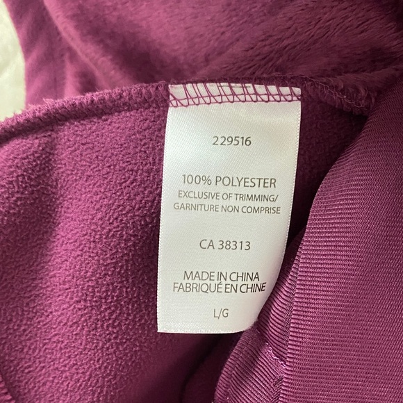 Marika Purple Hooded Fleece Jacket with Plush Lining - Picture 4 of 10